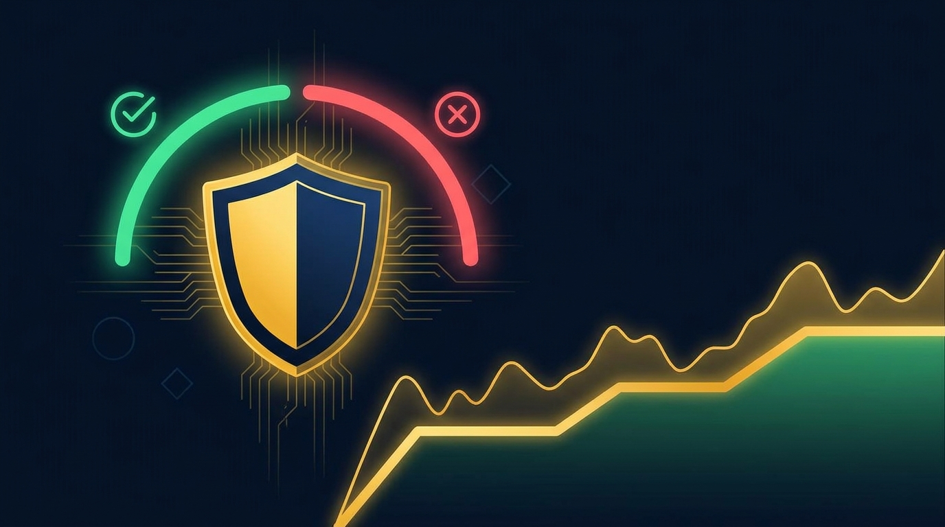 Risk Manager utility — trade risk and trailing stop visualization